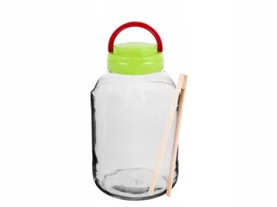 SŁOIK SZKLANY + SZCZYPCE DO KISZENIA OGÓRKÓW  KAPUSTY 3 L - Pojemniki kuchenne - miniaturka - grafika 1