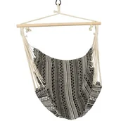 Hamaki - ROYOKAMP Hamak ROYOKAMP Etno 100 x 100 cm Czarno-biały - miniaturka - grafika 1