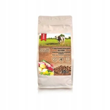 O'Canis Sucha Karma Premium Dla Psa Z Wołowiną, Prosem, Kartoflami I Czerwonym Burakiem, 1,5Kg