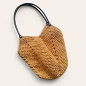 Torebki damskie - Torba Tulipan ze sznurka bawełnianego - miniaturka - grafika 1