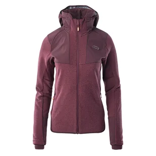 Damska Bluza HI-TEC LADY TORFO M000177026 – Bordowy - Bluzy sportowe damskie - miniaturka - grafika 1