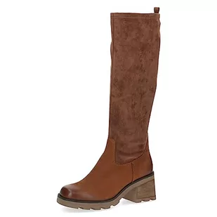 Caprice Damskie 9-25609-41 kozaki na obcasie, Cognac Comb, 36 EU - Kozaki damskie - miniaturka - grafika 1