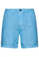 Bluzy męskie - Superdry Studios Overdyed Linen Short Bluza męska, Niebieski karnawałowy, L - miniaturka - grafika 1