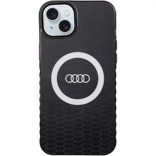 Audi IML Big Logo MagSafe Case iPhone 15 / 14 / 13 6.1" czarny/black hardcase AU-IMLMIP15-Q5/D2-BK - Etui i futerały do telefonów - miniaturka - grafika 8