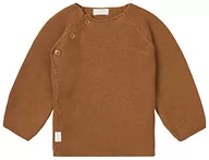Swetry damskie - Noppies Baby Unisex Baby U Cardigan Knit ls Pino kardigan, Chipmunk-P700, 62, Chipmunk - P700, 62 - miniaturka - grafika 1