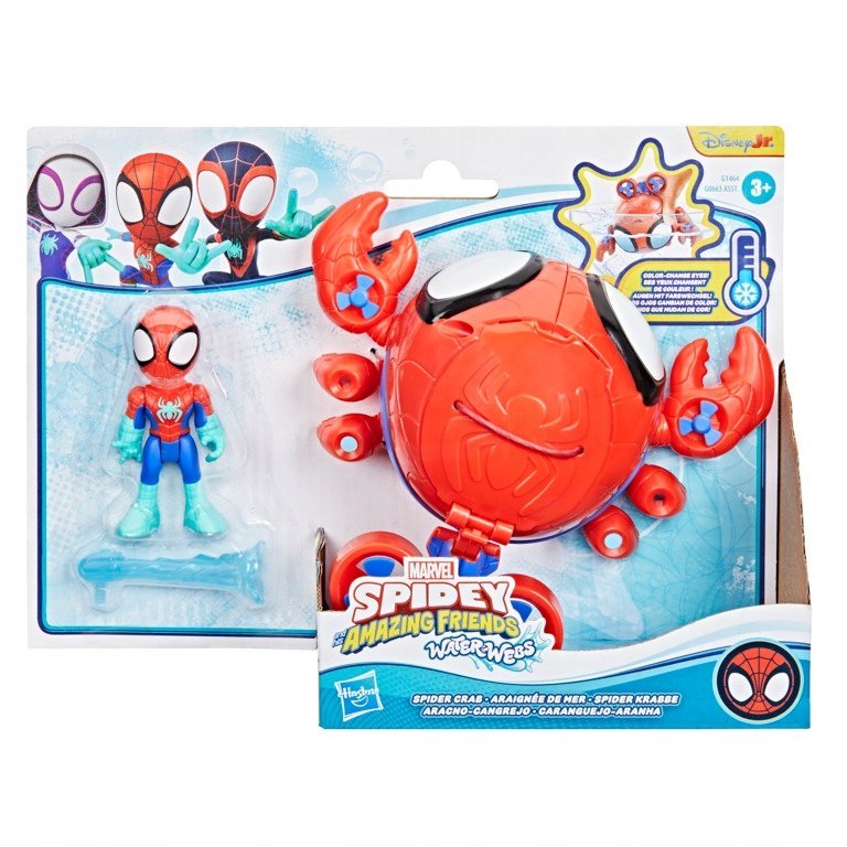 Spidey Amazing Krab łódź podwodna i Spidey zmiana koloru Water-Webs Hasbro