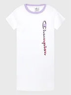 Sukienki - Champion Sukienka codzienna 404672 Biały Regular Fit - miniaturka - grafika 1