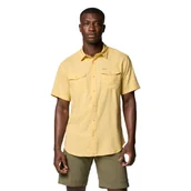 Koszule męskie - Columbia Utilizer II Solid Short Sleeve Shirt 1577762715, Mężczyzna, Koszula, Żółty - miniaturka - grafika 1