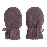 Szaliki i chustki dla dzieci - Polarowe rękawiczki dziecięce wrzosowe Fleece Mauve 1-2 l. - ubranko - miniaturka - grafika 1