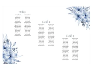 Plany stołów weselnych - 90x60 cm - 1 szt. - Wesele i ślub Plany stołów weselnych - 90x60 cm - 1 szt. - Wesele i ślub - miniaturka - grafika 1