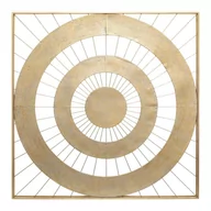 Dekoracje domu - Dekoracja ścienna z metalu LOUISE 90 x 90 cm 173889 - miniaturka - grafika 1