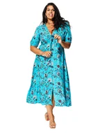 Sukienki - Aller Simplement Sukienka w kolorze turkusowym - miniaturka - grafika 1