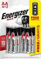 Baterie i akcesoria - Energizer Energizer Max 4+2 Mignon AA-Batterie Alkali-Mangan 1.5 V 6 St. E301534200 - miniaturka - grafika 1