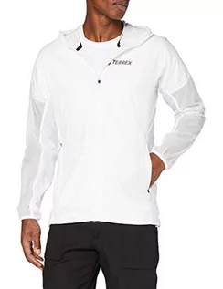 Kurtki męskie - Adidas Agrav Ho Ashiel męska kurtka biały biały 48 FT6868 - grafika 1