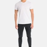 Koszulki męskie - T-Shirt Męski Bawełniany Luca Biały Teyli - miniaturka - grafika 1