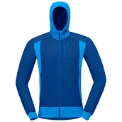 Bluzy sportowe męskie - Męska bluza Norrona falketind Alpha120 Zip Hood Rozmiar: L / Kolor: niebieski - miniaturka - grafika 1