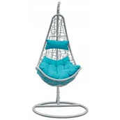 Hamaki - Bujak łezka na metalowym stelażu turkus - miniaturka - grafika 1
