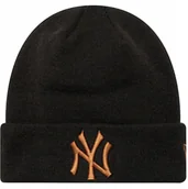 Czapki damskie - New Era League Essential New York Yankees Beanie Hat 60580722 Czarne OSFM - miniaturka - grafika 1