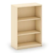 Regały biurowe - B2B Partner Regał biurowy Mirelli A+, 800 x 400 x 1200 mm, brzoza CF F07413, CD060 - miniaturka - grafika 1