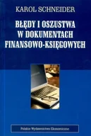 Finanse, księgowość, bankowość - Błędy i Oszustwa w Dokumentach Finansowo-Księgowych - miniaturka - grafika 1