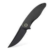 Noże - Nóż składany Petrified Fish Simum PF-P06 DMDW Black Micarta - miniaturka - grafika 1