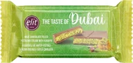 Kuchnie świata - Dubai Chocolate Crunchy Knafeh Pistachio, dubajska mleczna czekolada z kremem pistacjowym i ciastem kataifi 90g - Elit - miniaturka - grafika 1