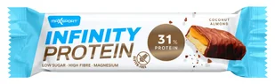 Baton Proteinowy Z Karmelem, Kokosem I Migda��ami W Mlecznej Czekoladzie Bezglutenowy 55 g - Maxsport - Batoniki - miniaturka - grafika 1