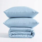 Pościel - Pościel z mikrofibry 200x220 home and you home&you niebieska modern - miniaturka - grafika 1