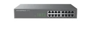 Switche - Grandstream Networks GWN7702P łącza sieciowe Nie zarządzany 10G Ethernet (100/1000/10000) Czarny GWN7702P - miniaturka - grafika 1