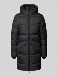 Płaszcz pikowany o kroju regular fit z kapturem - Kurtki męskie - miniaturka - grafika 1