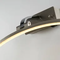 Lampy ścienne - Searchlight Kinkiet LED Santorini, szerokość 40 cm, chrom, uchylny - miniaturka - grafika 1