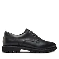 Półbuty męskie - Półbuty Clarks Batcombe Tie 261734347 Czarny - miniaturka - grafika 1