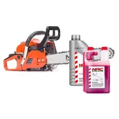 Piły spalinowe - Piła spalinowa NAC CST52-45-01AC + Olej do kosiarki NAC 2T 1L + Olej do prowadnic i łańcuchów NAC (1 litr) - miniaturka - grafika 1