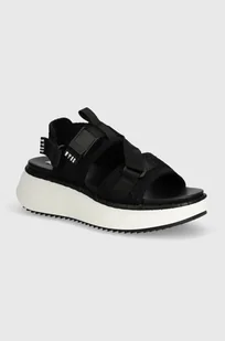 Steve Madden sandały Decorum damskie kolor czarny na platformie SM11003017 - Sandały damskie - miniaturka - grafika 1