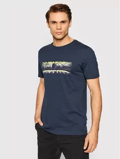 Koszulki męskie - Hugo Boss T-Shirt Tee 4 50457465 Granatowy Regular Fit - grafika 1