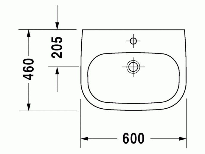 Duravit Med 55x43 23116000702