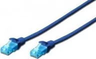 Kable miedziane - Digitus CAT 5e U-UTP patch cable PVC AWG 26/7 length 25m color blue DK-1512-250/B - miniaturka - grafika 1