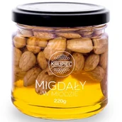 Miód - Migdały w miodzie Krupiec 220g - miniaturka - grafika 1