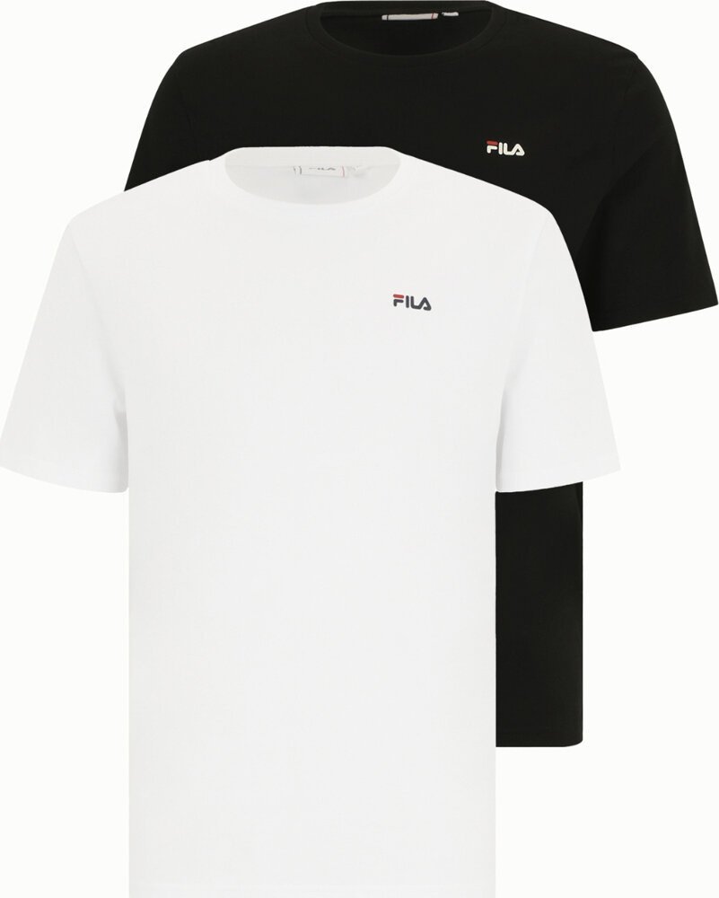 Fila Koszulka męska Fila Brod 2pak biała, czarna FAM0083 83072 4XL