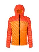 Kurtki męskie - Rock Experience REMJ11211-C954 ZYLAND DOWN MAN JACKET MĘSKA Kurtka 0615 PERSIMMON ORANGE+0740 CHERRY TOMATO XXL - miniaturka - grafika 1