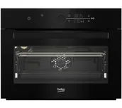 Piekarniki do zabudowy - Beko bPro500 BBCM17400B Termoobieg Czarne szkło - miniaturka - grafika 1