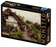 Puzzle - D-Toys Puzzle 1000 Peder Mork Monsted, Dzieci w ogrodzie - - miniaturka - grafika 1