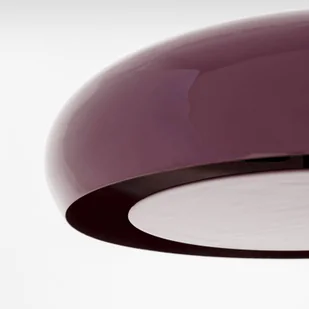 Lampa wisząca KARE Lia, fioletowy, stal emaliowana, 38 cm - Lampy sufitowe - miniaturka - grafika 1