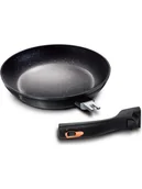 Patelnie - Berlinger Haus Patelnia "Black Rose" w kolorze czarnym - Ø 28 cm - miniaturka - grafika 1