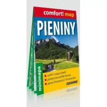 ExpressMap Pieniny. Laminowana minimapa, 1:50 000 praca zbiorowa - Atlasy i mapy - miniaturka - grafika 1