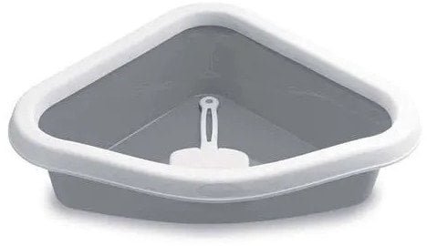 Corner poop toilet Sprint Corner 56x40x14cm white/grey 8003507966185