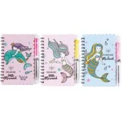 Szkolne artykuły papiernicze - Notes na spirali z długopisem Mermaid 30K 81985 - miniaturka - grafika 1