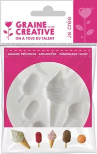 Foremka Silikonowa D: 7 cm Lody - Akcesoria rzeźbiarskie - miniaturka - grafika 1