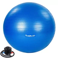 Piłki do ćwiczeń - Movit Piłka gimnastyczna z pompką 55 cm niebieski M75540 - miniaturka - grafika 1