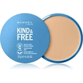 Pudry do twarzy - Rimmel London London Kind & Free Healthy Look Pressed Powder puder 10 g 010 Fair - miniaturka - grafika 1